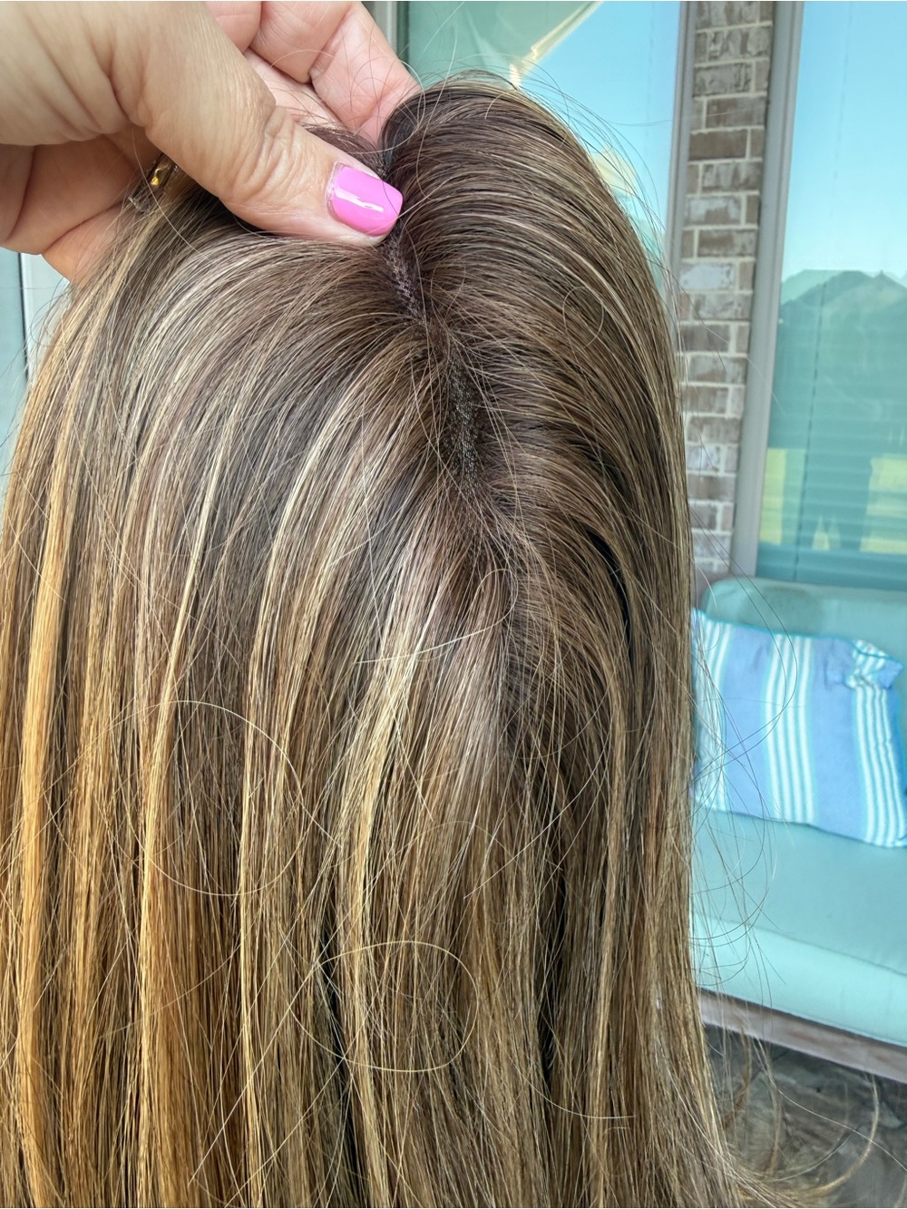 Top Secret Blonde and Brown Hair topper - Picture 12 of 15
